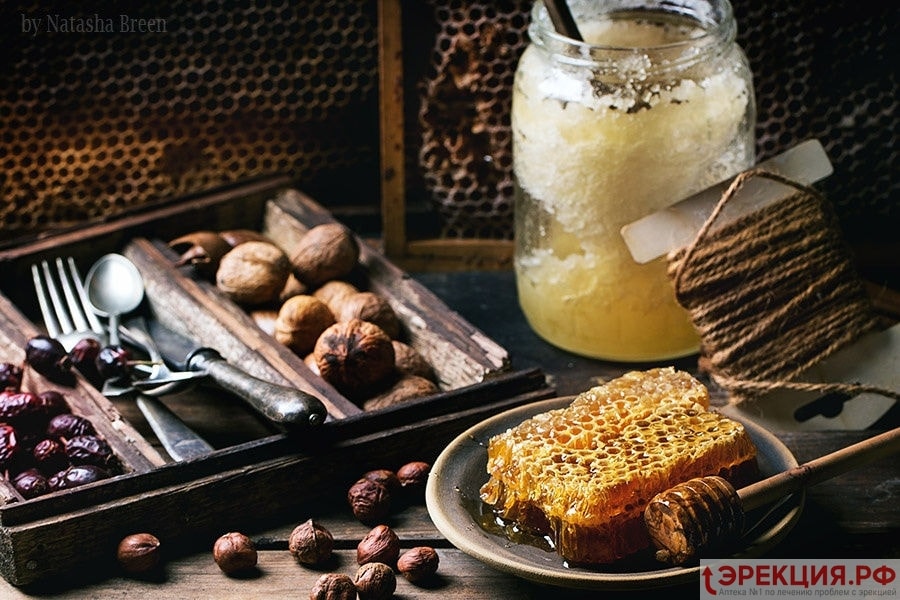 грецкие орехи с медом для мужчин