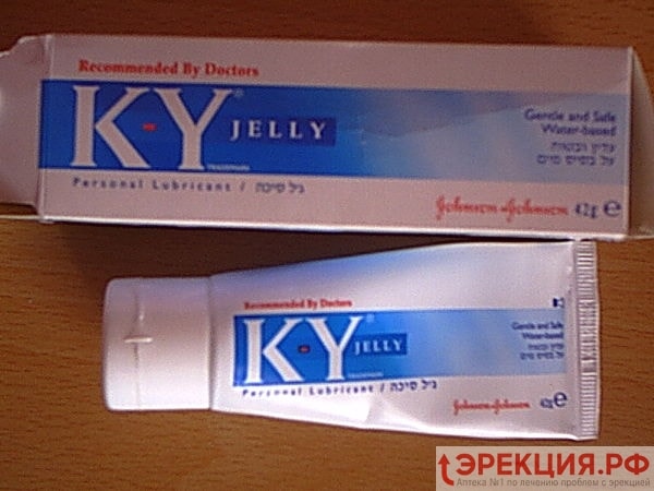 KY Jelly упаковка и тюбик лубриканта
