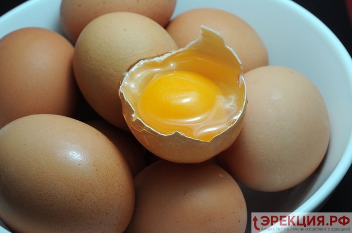 сырые куриные яйца влияют на репродуктивную функцию